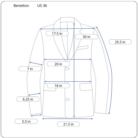 United Colors of Benetton Charcoal Striped SUIT - Picture 4 of 12